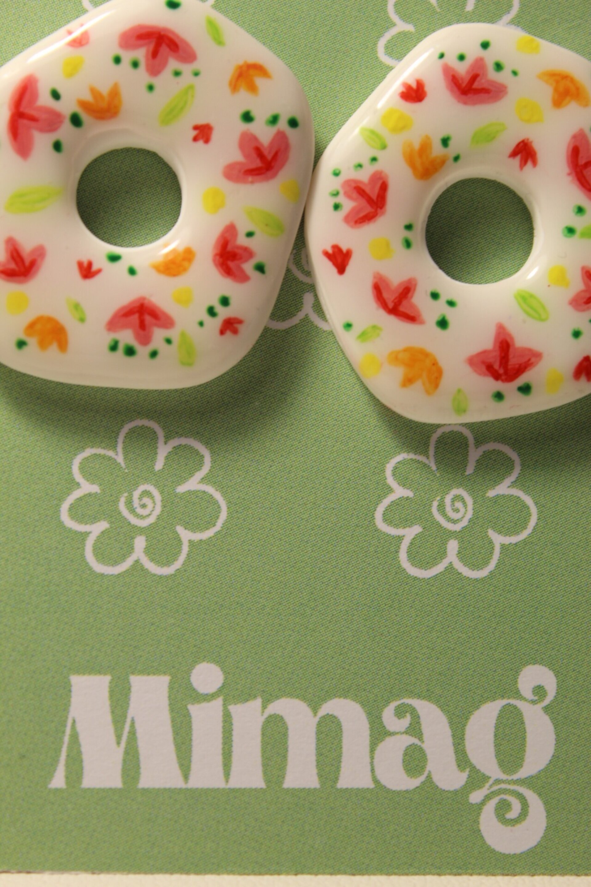 Pendientes Donut Floral - 4